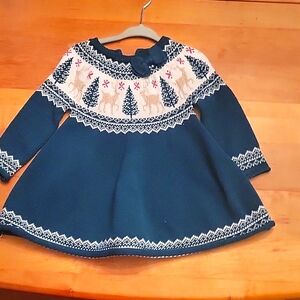 Tahari knit sweater dress 12m